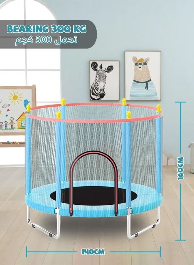 Children's trampoline, indoor home trampoline for children with safety net - Image 5